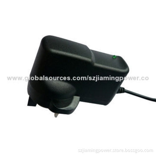 5V 1A UK Plug Adapter, RoHS/CE/FCC Mark, -10 to 50°C Operating Temperature